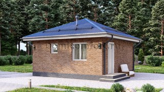 Баня из пеноблоков 6 на 6