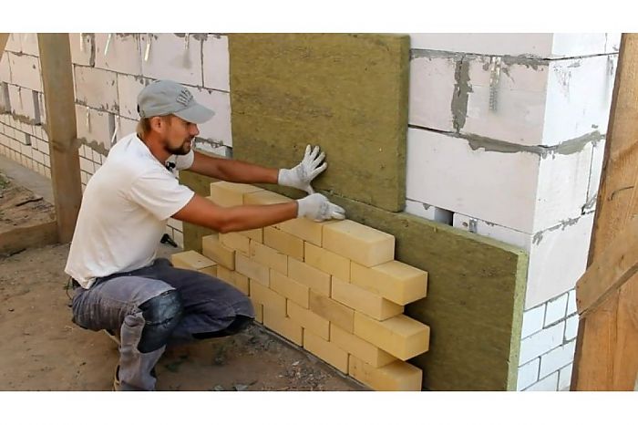 наружное утепление дома из газобетона