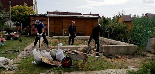 демонтаж кирпичного дома